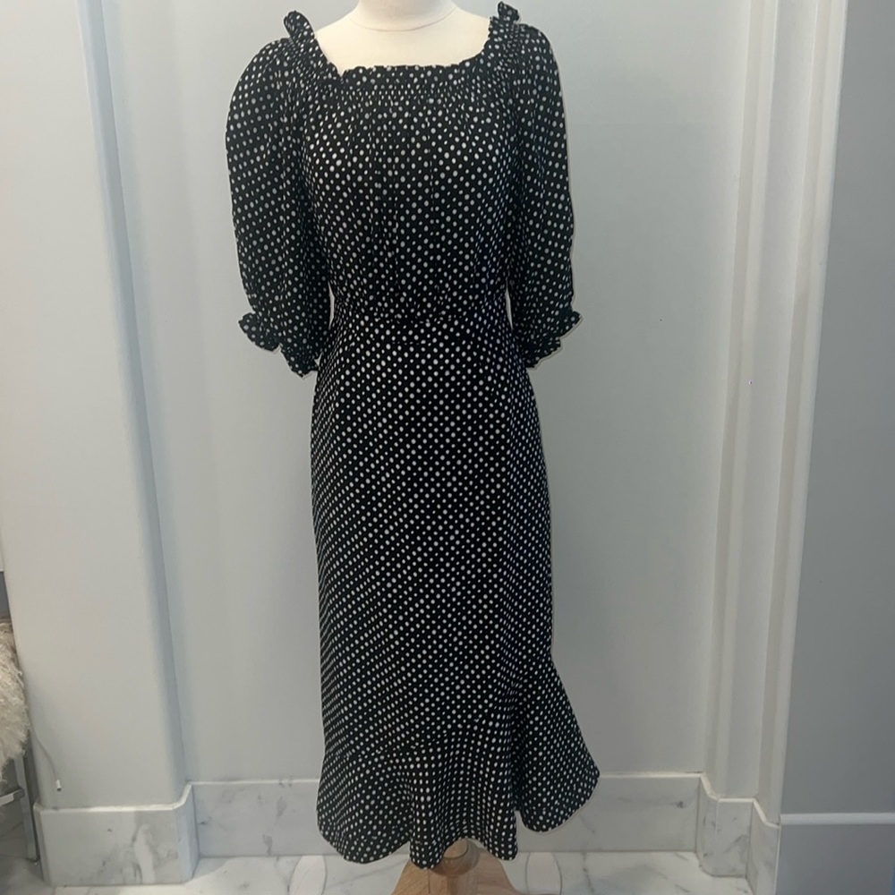 Salon polka dress